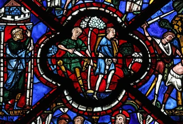 The Good Samaritan window: tjuvar attackerar resenären (w44)