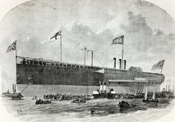 The Great Eastern, illustration från Le Nouvel Illustre, 1867