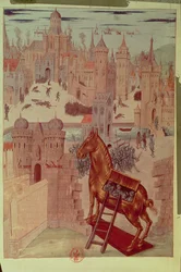 "Trojas historia" av Raoul Lefevre (tryck)