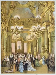 Intervallet på Opera Garnier. c.1875