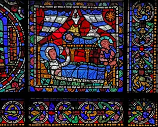 The Life of Christ window: The Nativity (w50)