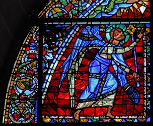 The Life of Christ-fönstret: en ängel (w50)