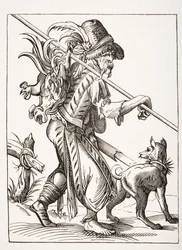 The Poulterer, efter en illustration från 1500-talet ritad och graverad av Jost Amman (1539-91) från 
