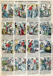 De huvudsakliga formerna av näringsförfalskning, c.1883