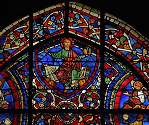 The Prodigal Son window: Christ - Majestas Domini (w35)