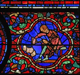 St Martin-fönstret: donatorer - skomakare (w20)