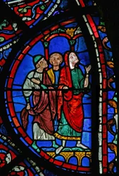 St Thomas-fönstret: en grupp (w23)