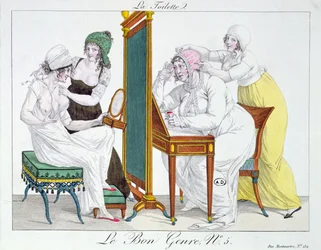 The Toilet, från serien Le Bon Genre, tidigt 1800-tal