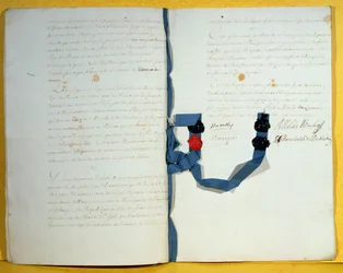 Utrechtfördraget, 11 april 1713 (penna och bläck på papper)