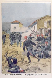 Det turkisk-grekiska kriget, från Le Petit Journal, maj 1897