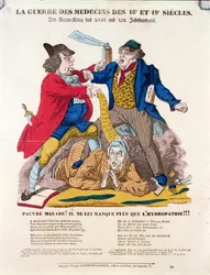 Läkarnas krig på 1700- och 1800-talen, 1854