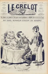 The Wilson Affair, framsidan av Le Grelot, 27 november 1887