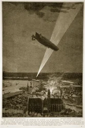Zeppelinbombningen av Antwerpen den 24 augusti 1914 i trots av Haagkonventionen, 1914-19