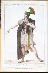 Skådespelaren Philippe i rollen som Romulus