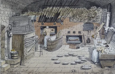 Bagaren, illustration från Revue de lEducation Nouvelle