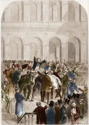 Parisbörsens korg 1857.