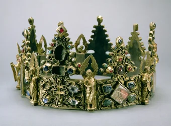 St. Louiss krona, 1200-talet (förgylld silver inlagd med ädelstenar)