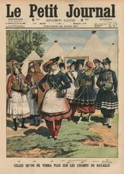 De som inte längre finns på slagfälten, framsidans illustration från 
