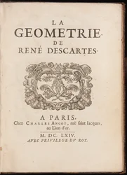 Titelsidan för "Geometry" av René Descartes