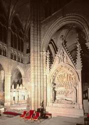 Dagobert I:s grav (605-39) Frankernas kung, restaurerad av Adolphe Victor Geoffrey-Dechaume (1816-92) 1862 (för detaljer se 85410)