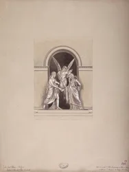 Felix och Elisa Baciocchis grav, San Petronio-basilikan, Bologna, ca 1900-20