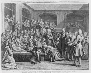 Francois de Paris grav i Saint Medard