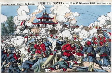 Tonkin War: Capture of Sontay, 16 och 17 december