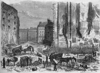 Förvandlingar av Paris under det andra imperiet, Haussmannska Paris; upptäckt av ett ossuarium under byggandet av rue de Maubeuge