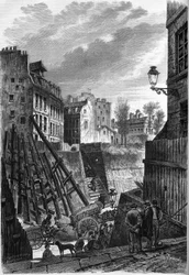 Förvandlingar av Paris under det andra imperiet, Haussmanniska Paris: utsikt över rue Rollin vid mötet med rue Monge