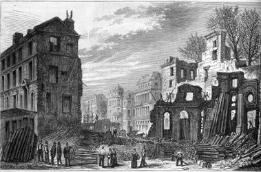 Förvandlingar av Paris under det andra imperiet, Haussmann Paris: piercing av boulevarden Saint Germain (Saint-Germain)