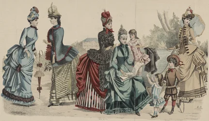Utan titel, 1885 (handfärgad gravyr)