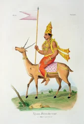 Vayu, graverad av C. de Motte (1785-1836)