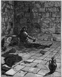 Vercingetorix (ca 72-46 f.Kr.), en gallisk ledare, förblev fängslad i sex år.
