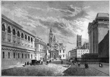Utsikt över berget Sainte Genevieve, Paris