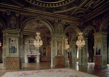 Utsikt över Salle des Arts, efter 1871