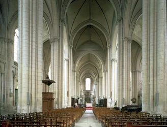 Utsikt över långhuset, c.1162-80
