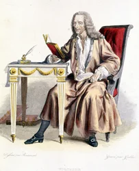 Voltaire - i Ed. Mennechet, "" Den franske Plutarchen""