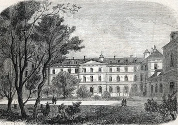 “Utsikt över Pietie Hospital i Paris”