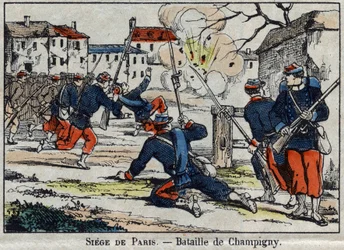 1870 års krig mellan Frankrike och Preussen: slaget vid Champigny eller slaget vid Villiers från 30/11 till 1870-02-12.