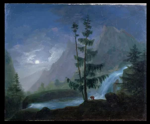 Vattenfall nära Pont d