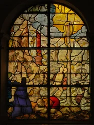 Fönster Charnier-5 föreställande Moses och den frälse ormen
