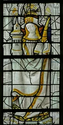 Fönster som visar Saint Barbara (målat glas)