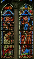Fönster w106 som visar St Peter och St Paul (C19)