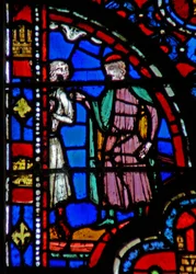 Fönster w13 Triumph of Mordecai Esth VI 11