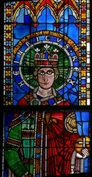 Fönster w15 föreställande kejsar Henrik I