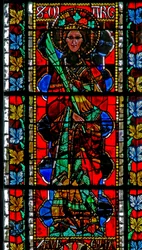 Fönster w202 föreställande St Margaret