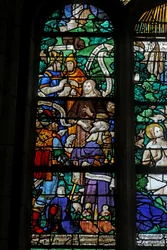 Fönster w20 som visar St John the Baptist som förhörs