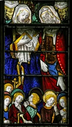 Fönster w3 föreställande St Mary Cleophas och St Mary Salome