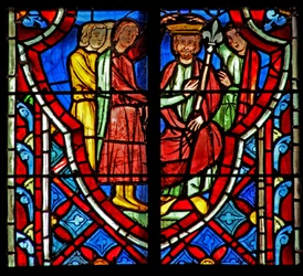 Fönster w5 Gideon utropas till härskare. Domare VIII 22