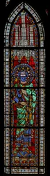 Fönster w9 föreställande Charles Martel